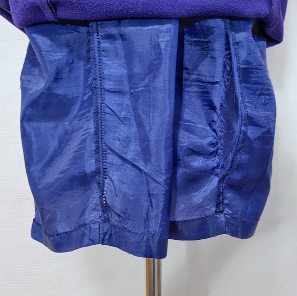 Vintage 90s Jones New York Violet Sheath Dress 12P - Picture 5 of 7